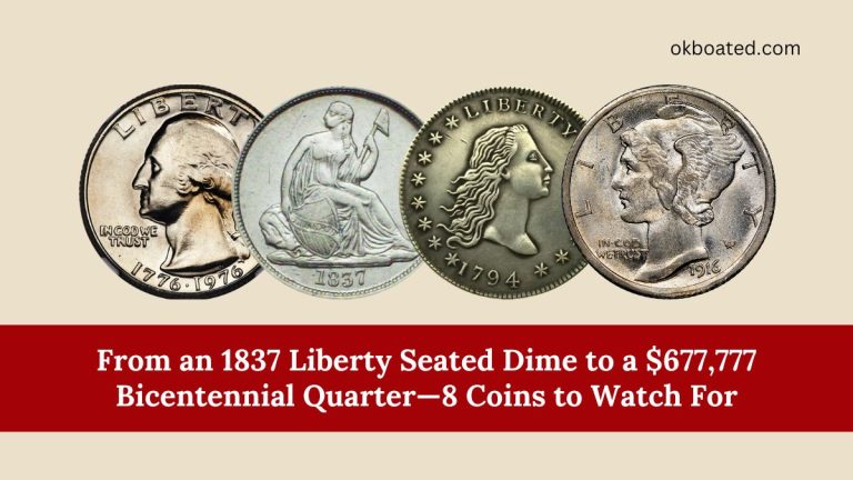 From an 1837 Liberty Seated Dime to a $677,777 Bicentennial Quarter—8 Coins to Watch For