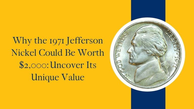 Why the 1971 Jefferson Nickel Could Be Worth $2,000: Uncover Its Unique Value